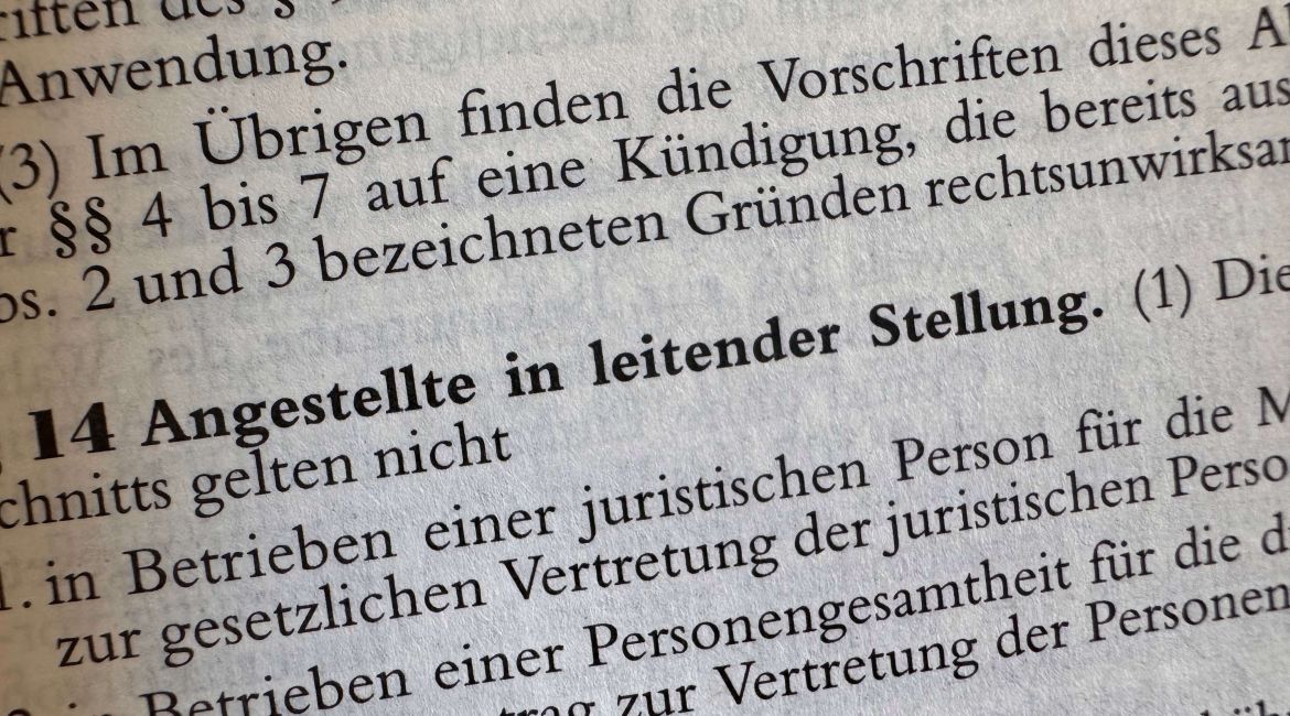 Aufmacherbild Arbeitsrecht für Führungskräfte und Arbeitnehmer