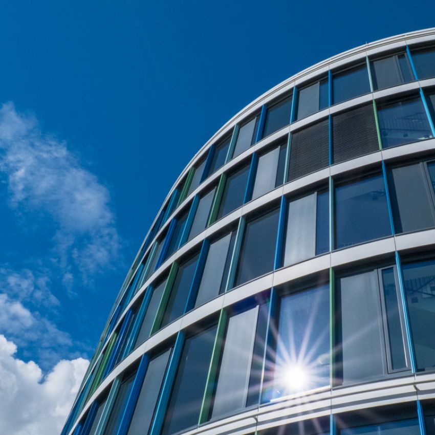 Außenfassade Skyloop Stuttgart am Flughafen